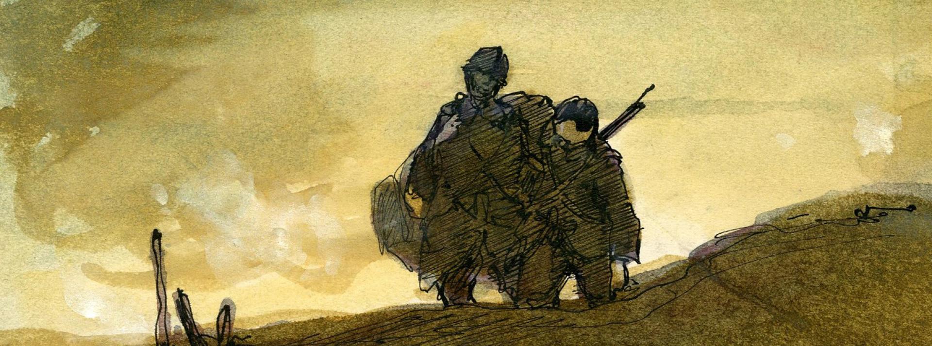 « Frères d'armes », 1916, Jacques Carlu