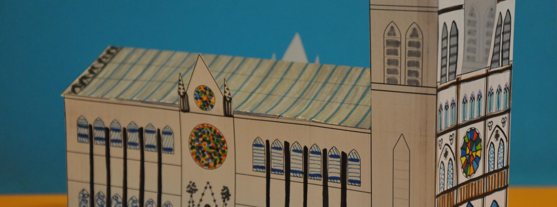 mini maquette en duo © Cité de l’architecture et du patrimoine
