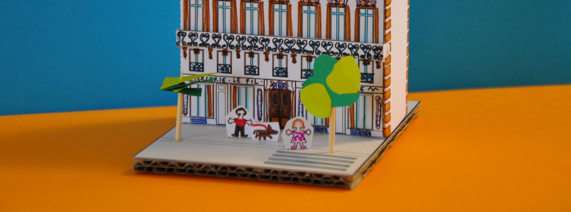 mini maquette en duo © Cité de l’architecture et du patrimoine