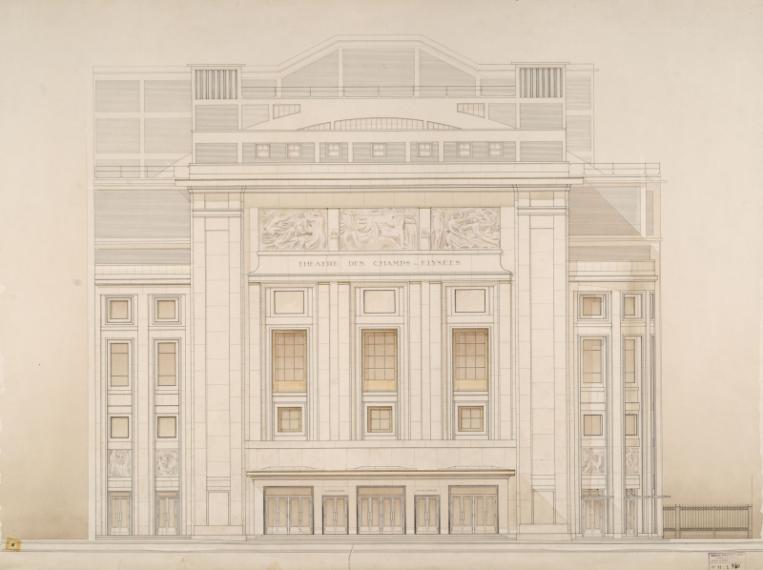 Théâtre des Champs-Elysées, Paris 8e, 1910-1913