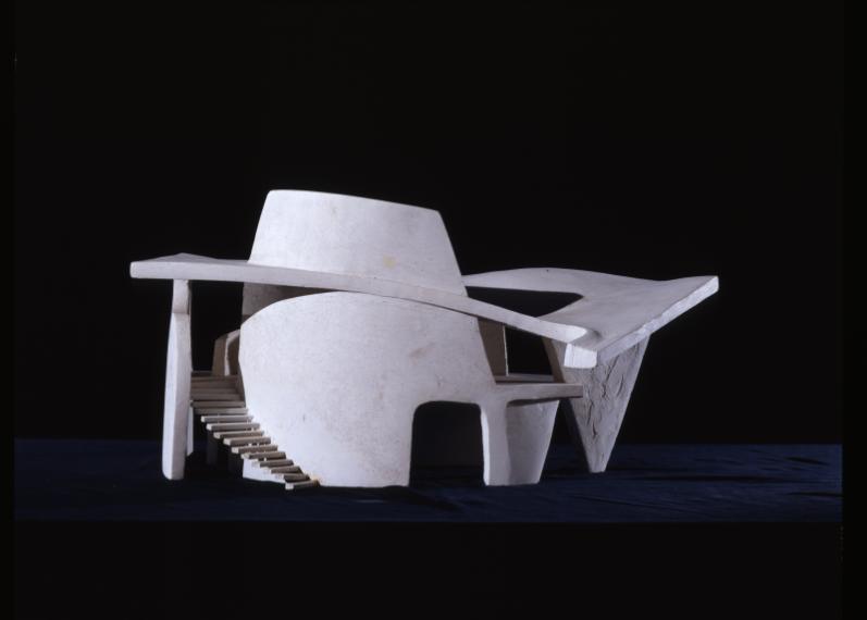 Sculpture habitacle, 1960-1965, André Bloc, projet non réalisé
