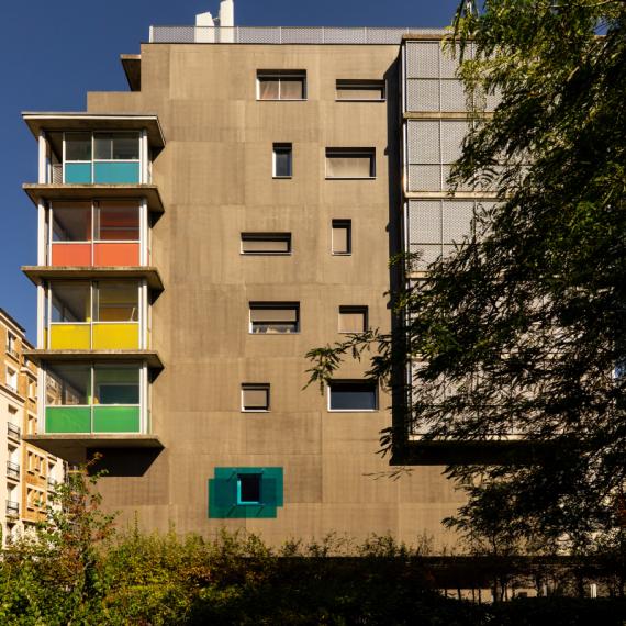 vue exterieur batiment chanzy